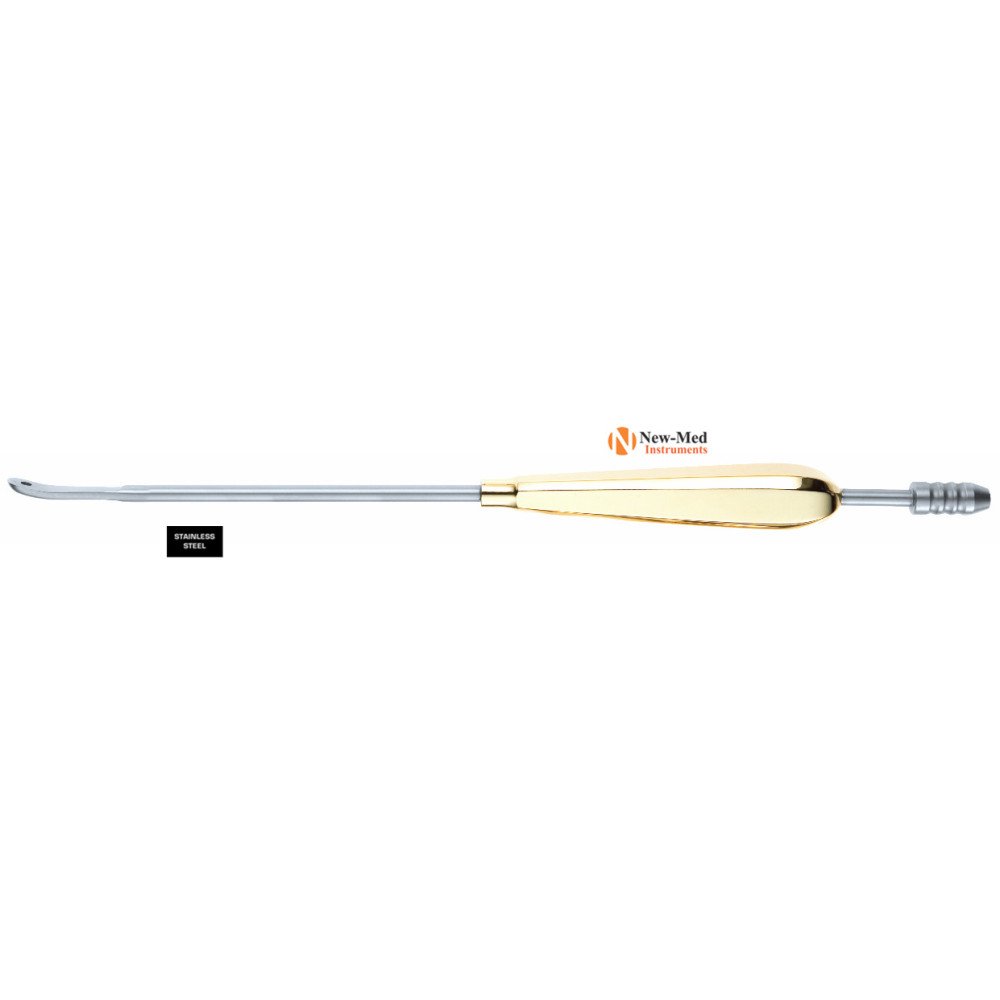 Daniel Endoscopic Forehead Suction Elevator, Quarter Curved, 9-1/4" 23.5 cm