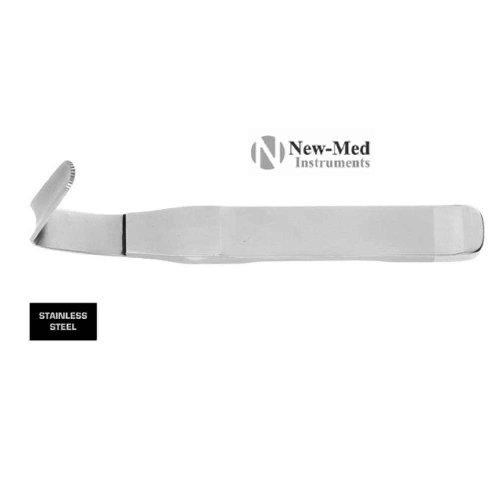 Tebbetts Aufricht Nasal Retractor, 4 3/4" (12cm), 9mm x 1 3/8in blade w/ teeth