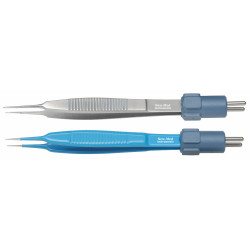Bipolare Pinzette nach McPherson, 2-3/4" 7 cm, gerade, feine Spitzen Bipolare Pinzette nach McPherson, 2-3/4" 7 cm, gerade, feine Spitzen