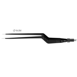 クッシングバイポーラバヨネット鉗子、ノンスティック、先端1.0 mm、長さ20 cm、金チップ クッシングバイポーラバヨネット鉗子、ノンスティック、先端1.0 mm、長さ20 cm、金チップ