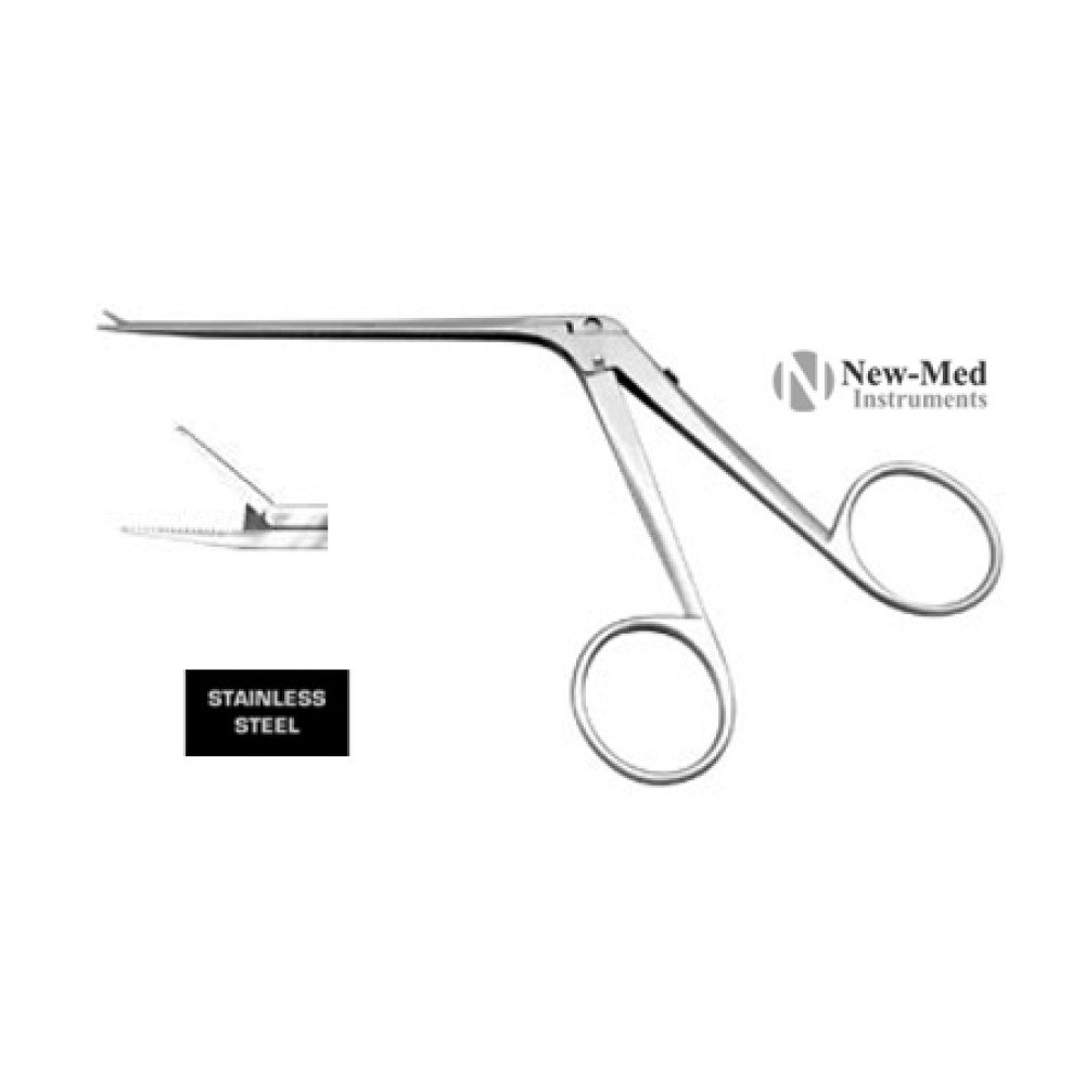 Micro Ear Forceps, 5mm finely serrated jaws, Stainless Steel, 136mm, 5.4 inches