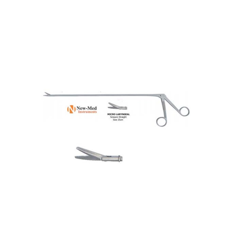 Micro Laryngeal Scissors Straight