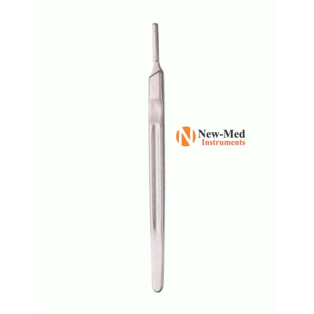 SCALPEL HANDLE #7K, SHORT, Stainless Steel