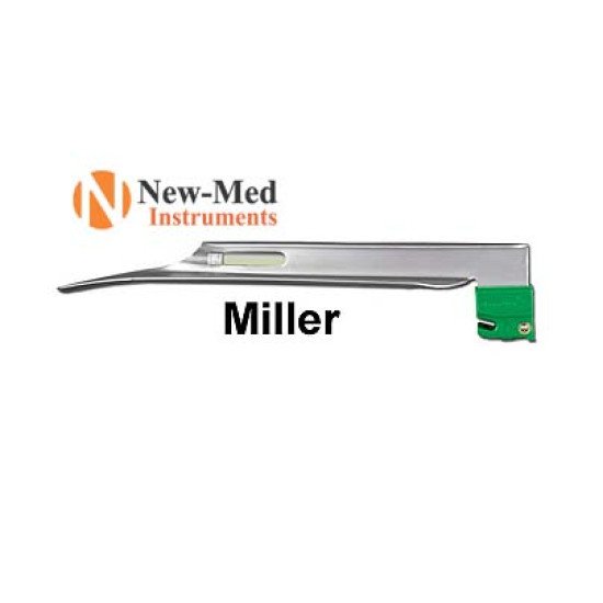 4- Disposable Miller Fiber Optic Laryngoscope Blade #4