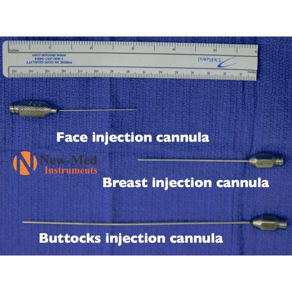 Fat Injection Cannula Set For Face, Breast and Buttocks