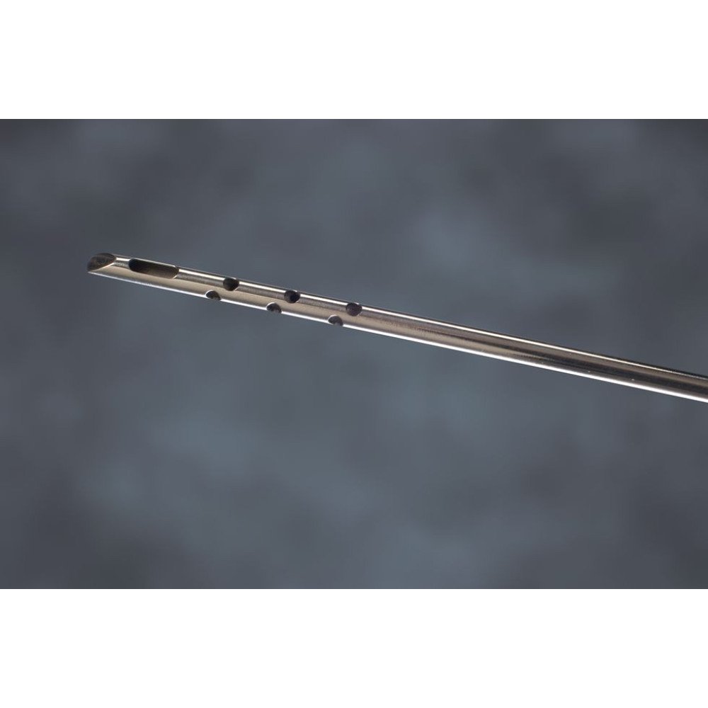 Capistrano Micro Fat Harvesting cannula spatulated tip, Luer Lock