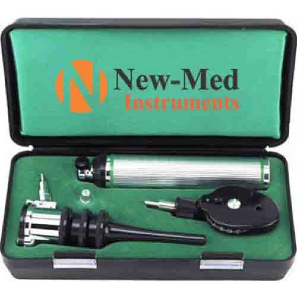 Veterinary Fiber optic Otoscope Ophthalmoscope Set